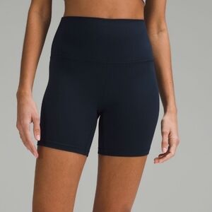 Lululemon Align High Rise 6" Short True Navy Blue Size 12